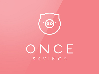 Once Savings Brand Extended brand branding imagotipo incons line logo once pig savings tipos types