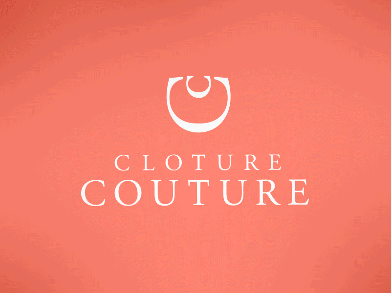 Cloture Couture brand ident identidad jewel jollas logo marca necklace pearl types typography women