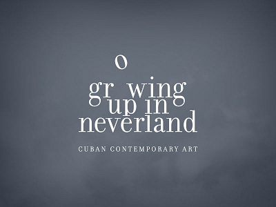 Growing Up In Neverland Ident