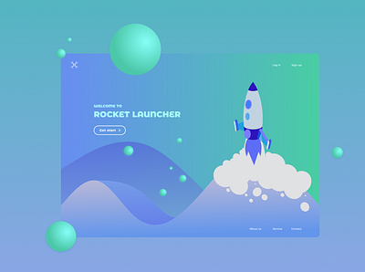 Rocket Launcher ui ux webdesign website