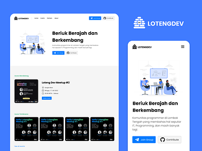 Lotengdev Landing Page Web