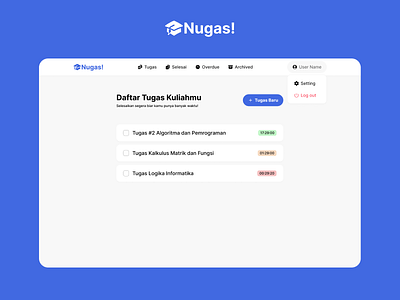 Nugas! - Todo List App for Student