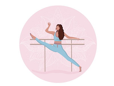Yoga girl namaste girl illustration mandala namaste om vector yoga yoga pose