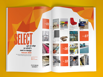 Interior Design NeoCon ad ad design layout magazine