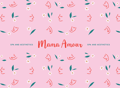 Mama Amour Branding brand designer brand identity brand identity design brand identity designer branding branding design graphic design icon illustration logo design pattern design stationery design