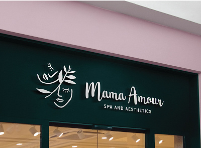 Mama Amour Branding brand identity brand identity design brand identity designer branding branding design graphic design icon illustration logo design signage signage design