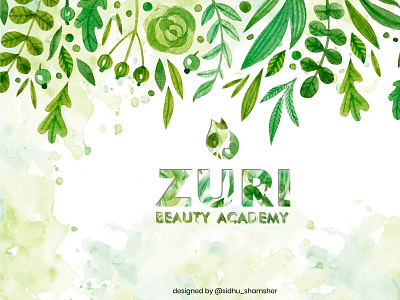 Banner design for Zuri Beauty Academy branding design icon illustration lettermark logo typography ui ux web