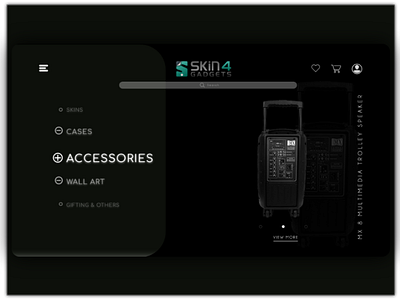 Website UI app branding dark theme ecommerce icon ui ux web webdesign website