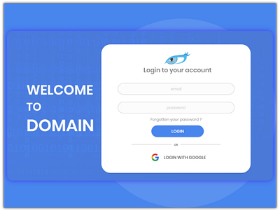 HR domain website login page domain hr software ui ux webdesign website