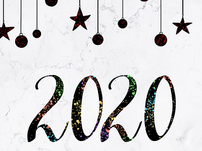 2020 is here. 2020 art calligraphy chrisrmas draw drawing font handwriting holiday inspiration ipad lettering logo newyear postcard procreate sketch sticker watercolor watercolour