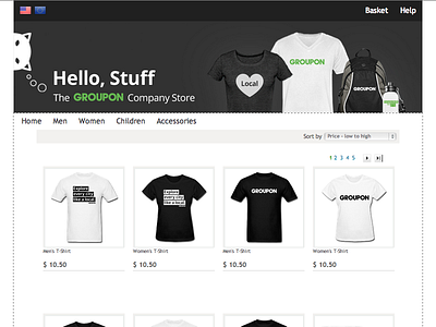 Hello, Stuff! Groupon's International Employee Swag Store cat e commerce internal swag website