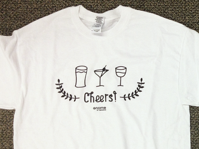 Gnome Food and Drink Cheers Tee drink food gnome groupon local