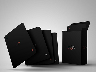 Playing Cards Pack - Black version concept design playingcards sketch ui