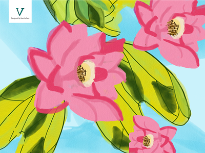 Lotus on digital watercolor 🧘‍♀️