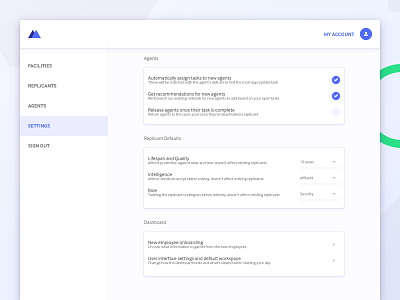 Daily UI #007 - Settings