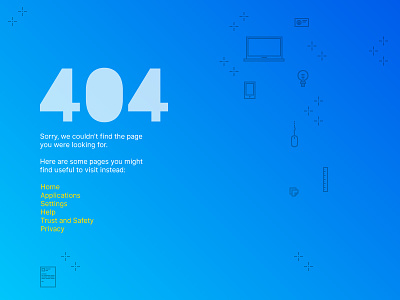 Daily UI #008 - 404 Page