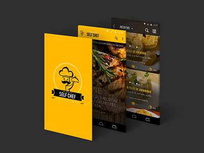 Self Chef android app chef design food kit material mobile pattern ui design ux design