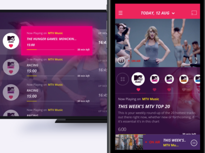 TV Second Screen w/ Mobile remote control