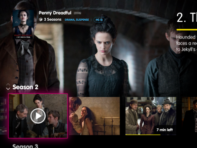 TV UI: Season Page