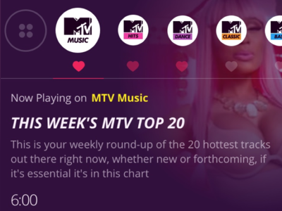 Mobile: EPG Channel selector