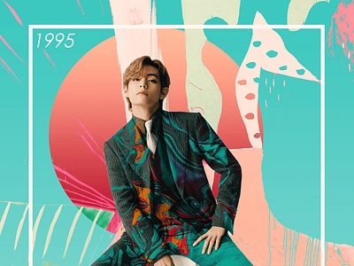 Editorial artwork background branding bts composition cover art design designer editorial illusion illustration kim taehyung light magazine cover magazine design magazine illustration manipulation poster poster design taehyung