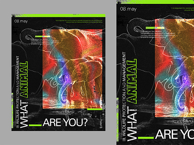 What animal are you? advertising analog artwork background book cover branding cover art creative design editorial holographic illustration poster poster idea poster series scifi typography ui ux vector