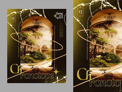 Chronotope advertising artwork background book cover branding composition cover art design designer editorial manipulation photoshop poster poster a day poster art poster design typography typography art