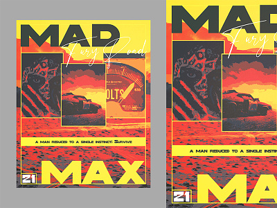 MAD MAX: Fury Road advertising artwork background book cover branding composition cover art design designer editorial manipulation photoshop poster poster a day poster art poster design typography typography art