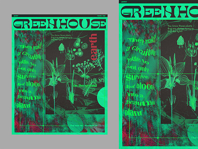 Greenhouse advertising artwork background book cover branding composition cover art design designer editorial manipulation photoshop poster poster a day poster art poster design typography typography art