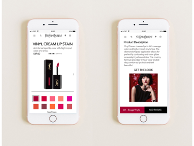 YSL Mobile Redesign