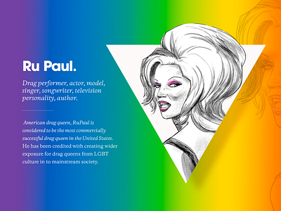 Rupaul design illustration lgbt ui wallpaper