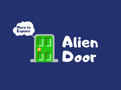 Alien Door Logo aliendoor explore logo logo design logo designer logo mark sinkinpeace