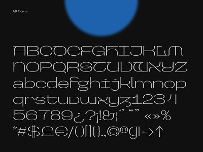 Alphabet – AB Ticena alphabet design display display font font glyphs lettering letters type type design typedesign typography