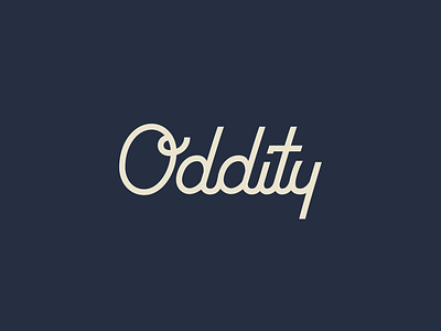 Oddity banding brandmark logo logobrand logodesign type typography