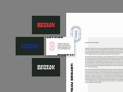 Bureau's Stationery branding business cards identity letterhead logo stationery visual identity