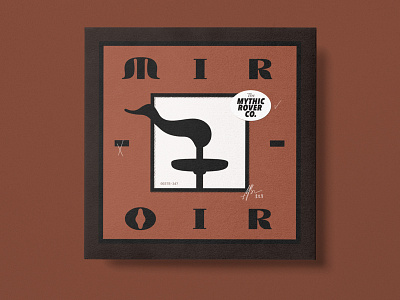 Miroir branding graphic design icon iconography identity illustration lettering logo symbol type typography vector