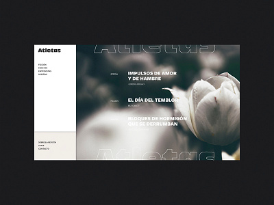 Atletas brand identity branding concept logo magazine online visual design visual identity web web design