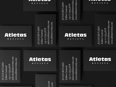 Atletas Revista Business Cards