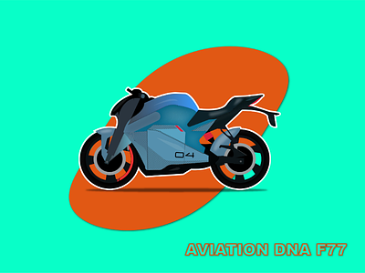Aviation DNA F77 adobe aviation bike cycle dna electric bike f77 gradient motor texture ultra violette