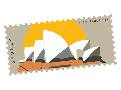 Sydney adobe illustrator design the opera house