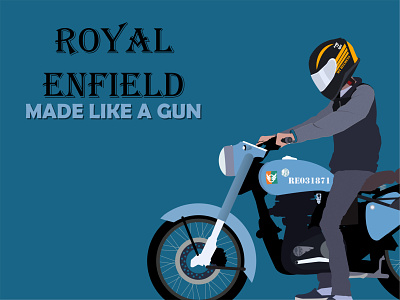 Royal enfield adobe illustrator illustration royalenfield vector