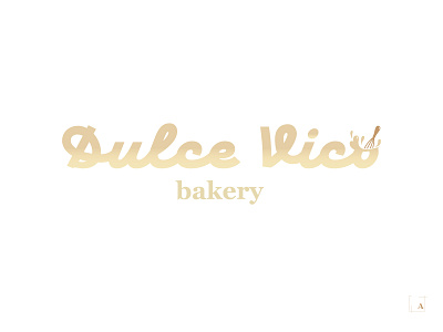 Dulce Vico brand identity branding logo typography vector