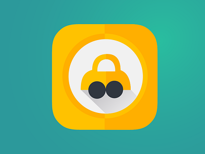 Wiride icon app carpooling design flat icon ios wiride