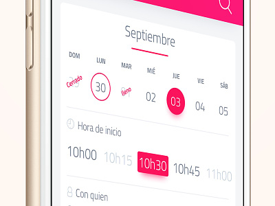 Schedule app appointments beauty ios reservations schedule ui ux