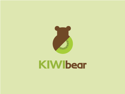 Kiwibear bear eduonis edvinas kiwi logo sutkevicius