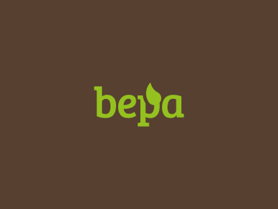 bepa logo branding brown crative eduonis edvinas green logo monogram nature sutkevicius