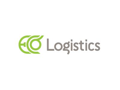 Eco Logistics eco ecology green logistics logo simple