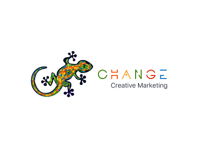 logo concept for digital marketing agency design digital icon illustration lizard logo marketing брендинг