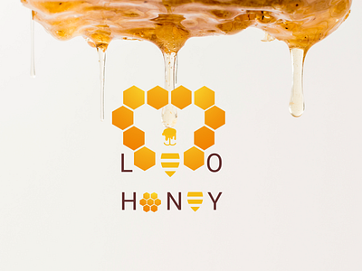 9 bee brand cafe corporate identity honey honey logo logotype sweet vector