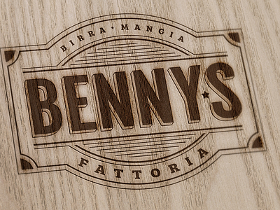 Benny's Fattoria Restaurant Branding